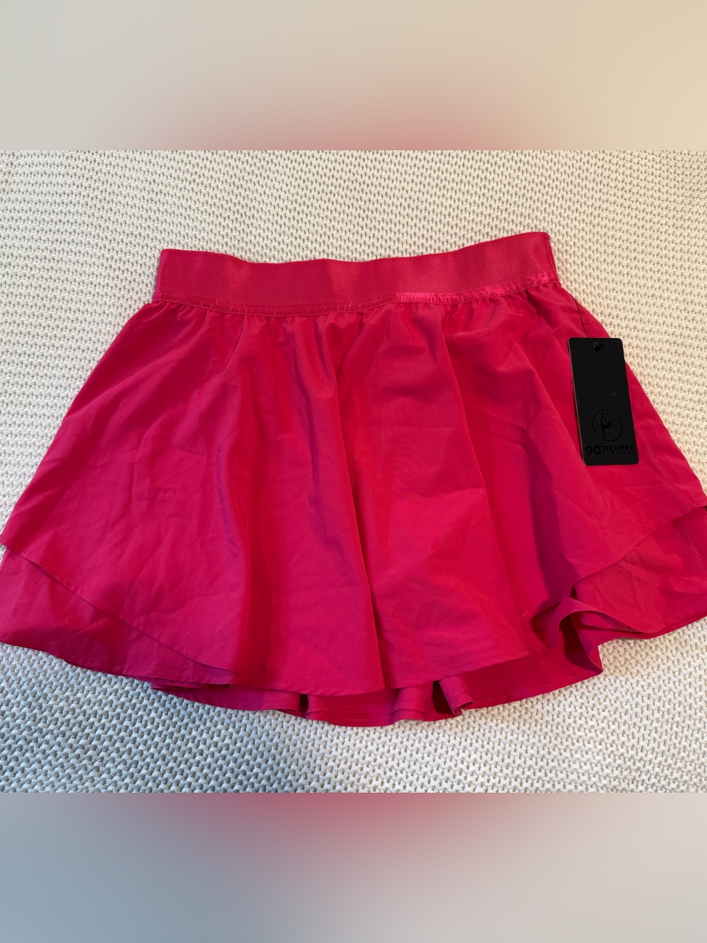 90 Degree By Reflex Hot Pink Athletic Skort